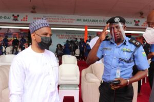 Gov. Sanwo-Olu Moves To Keep Lagos Tidy, Unveils 102 Newly Acquired waste Collection Trucks, 100 Double Dino Bins
