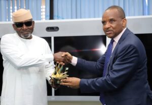 MINISTERIAL VISIT: SAMBO COMMENDS NIMASA MANAGEMENT.                                    • We are focused on delivering our Mandate – Jamoh
