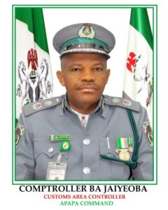 Apapa customs sets new revenue target of N1.5trn                                                          -Records Impressive revenue in October