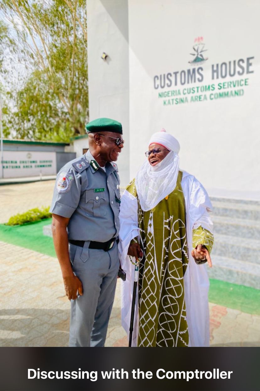 Katsina Monarch Leads New NUJ EXCO on Courtesy Visit to Katsina Customs Command