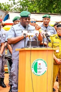 OGUN I CUSTOMS RAISES THE BAR, SEIZES CONTRABAND WORTH ₦3.57BN, HANDS OVER 32,412 DRUG PARCELS TO NDLEA …Afeni vows to make Idiroko border corridor hostile to smugglers as Command records ₦90m revenue and ₦2.59bn export value